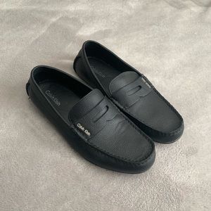 Calvin Klein Leather Loafer Slip Ons